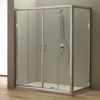 Puerta De Ducha Nicho+puerta Fija 60x80cm Cristal Transparente | Giada