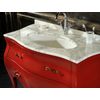 Mueble De Baño Barroco Lipari Rojo