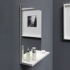 Kvstore® Mobiliario De Baño Colgante Pequeño Con Lavabo Serie Smart - Blanco