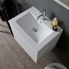 Mueble De Baño Suspendido De 60 Cm Que Ahorra Espacio Berlin Gris  | Kv Store