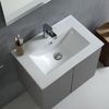 Mueble De Baño Con Lavabo De 60 Cm Con Puertas En Gris Modelo Vinci