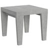 Mesa Extensible Cemento Gris 4 A 10 Plazas L 90 A 246 Cm Kristo