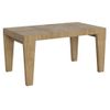 Mesa Extensible De Roble Natural De 6 A 20 Plazas L 160 A 420 Cm Kristo-soporte 2 Pies