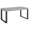 Mesa Industrial Tiroz 180 Cm Gris Cemento Con Patas De Metal Antracita