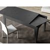 Mesa Rectangular Extensible Para 4 A 10 Personas 160/220 Cm Gris Oscuro Kina