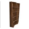 Librería De Madera Gris Ceniza Desestructurada Brika 317 Cm