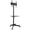 Techly Ica-tr21 Soporte De Pie Para Pantalla Plana 139,7 Cm (55") Soporte De Suelo Con Ruedas Para Pantalla Plana Negro