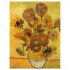 Legendarte - Cuadro Lienzo, Impresión Digital - Los Girasoles - Vincent Van Gogh - Decoración Pared Cm. 50x60