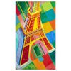 Legendarte - Cuadro Lienzo, Impresión Digital - Torre Eiffel - Robert Delaunay - Decoración Pared Cm. 60x100