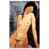Legendarte - Cuadro Lienzo, Impresión Digital - Desnudo Femenino - Amedeo Modigliani - Decoración Pared Cm. 50x80