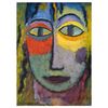 Legendarte - Cuadro Lienzo, Impresión Digital - Cabeza De Mujer "medusa" - Alexej Von Jawlensky - Decoración Pared Cm. 60x80