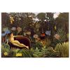 Legendarte - Cuadro Lienzo, Impresión Digital - El Sueño - Henri Rousseau - Decoración Pared Cm. 80x120