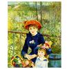 Legendarte - Cuadro Lienzo, Impresión Digital - En La Terraza - Pierre Auguste Renoir - Decoración Pared Cm. 80x100