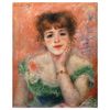 Legendarte - Cuadro Lienzo, Impresión Digital - Jeanne Samary Con Vestido Escotado - Pierre Auguste Renoir - Decoración Pared Cm. 80x100
