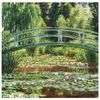 Legendarte - Cuadro Lienzo, Impresión Digital - El Puente Japonés - Claude Monet - Decoración Pared Cm. 90x90