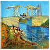 Legendarte - Cuadro Lienzo, Impresión Digital - El Puente Langlois De Arles - Vincent Van Gogh - Decoración Pared Cm. 90x90