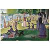 Legendarte - Cuadro Lienzo, Impresión Digital - Tarde De Domingo En La Isla De La Grande Jatte - Georges Seurat - Decoración Pared Cm. 80x120