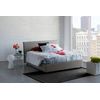 Talamo Italia Cama Doble Con Contenedor Anna, Made In Italy, Cama Con Revestimiento De Tela, Apertura Frontal, Apta Para Colchón 160x190 Cm, Gris