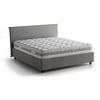 Talamo Italia Cama Doble Con Contenedor Anna, Made In Italy, Cama Con Revestimiento De Tela, Apertura Frontal, Con Colchón 160x200 Cm Incluido, Gris