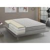 Colchón Talamo Italia Mack Cuadrado Y Medio, Made In Italy, Ortopédico En Memory Foam Y Micro Muelles Ensacados, Antiácaros E Hipoalergénico, Cm 120x190 H37