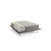 Colchón Talamo Italia Mack Cuadrado Y Medio, Made In Italy, Ortopédico En Memory Foam Y Micro Muelles Ensacados, Antiácaros E Hipoalergénico, Cm 120x190 H37