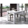 Mesa De Comedor Extensible, Color Blanco Mate, Medidas 140 X 78 X 90 Cm