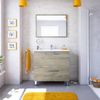 Mueble De Baño Con Puerta Abatible Y Espejo