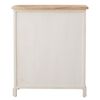 Cajonera Blanco Madera Natural 4 Cajones 1 Puerta 70x60x30 Rebecca Mobili