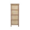 Cajonera 4 Cajones Madera Verde Moderno 84x34x27 Rebecca Mobili