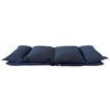 Futon Sillón Yoga Azul Jeans Metal Poliéster Reclinable 70x56x70 Rebecca Mobili