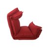 Mecedora Sillón De Suelo Yoga Roja Poliéster Plegable 70x56x70 Rebecca Mobili