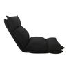 Sillón Meditación Futon Negra Poliéster Plegable 70x56x70 Rebecca Mobili