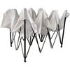 Gazebo Resellable Blanco Con Saco Metal Poliester 3x4,5 Rebecca Mobili