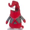 Gnome Piernas Largas Elf Gris Rojo Tela Navidad Idea 67x10x14 Rebecca Mobili