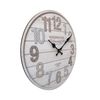 Reloj De Pared Mdf Blanco Cocina Salón 33.8x33.8x4 Rebecca Mobili