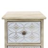 Cajonera Estrecha Madera Blanco Beige Shabby 80,5x29x25 Rebecca Mobili