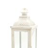 2 Candelabros Farolillos Metal Pvc Blanco Shabby 50x19x19 Rebecca Mobili