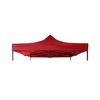 Reemplazo Gazebo Toldo Rojo Poliéster Resistente 3x3 Rebecca Mobili