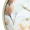 Reloj De Pared Decorativo Mdf Metal Vidrio Blanco Oro 40x40x6 Rebecca Mobili