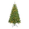 Árbol De Navidad Artificial 180 Cm Grueso Verde 800 Ramas Con 300 Luces Incluidas Rebecca Mobili