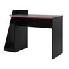 Escritorio Gaming Mesa Pc Negro Rojo Madera Diseño Moderno Con Accesorios Rebecca Mobili