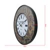 Reloj Grande De Pared Blanco Azul Mdf Metal Para Salón Cocina Rebecca Mobili