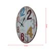 Reloj Colgante Blanco Números De Colores Mdf Para Sala De Estar Cocina Rebecca Mobili