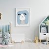 Carrito De Juegos Baúl Infantil Blanco Mdf Con Cuerda Para Habitación Infantil Rebecca Mobili