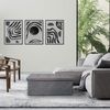 Puff Rectangular Banco Contenedor Plegable Gris Con Asiento Rebecca Mobili