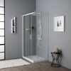 Cabina De Ducha 70x100 4 Mm Cristal Transparente Deslizante Doble Cara | Venere