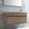 Mueble De Baño Suspendido 100 Cm En Madera De Roble Natural | Sole