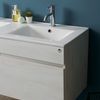 Móvil De Baño Moderno Gris De 120 Cm Con Doble Lavabo | Sole.