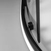 Cabina De Ducha Semicircular Negro Mate Cm 90 Cristal Transparente | City