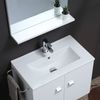 Mueble De Baño De 60 Cm Con Lavabo Y Espejo Blanco | Square